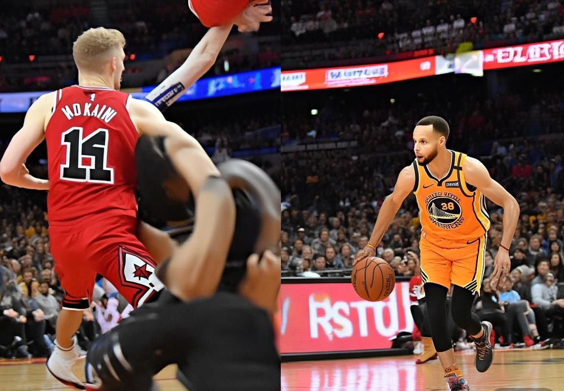 2019NBA勇士VS公牛巅峰对决：库里与拉文精彩对决回顾(图2)